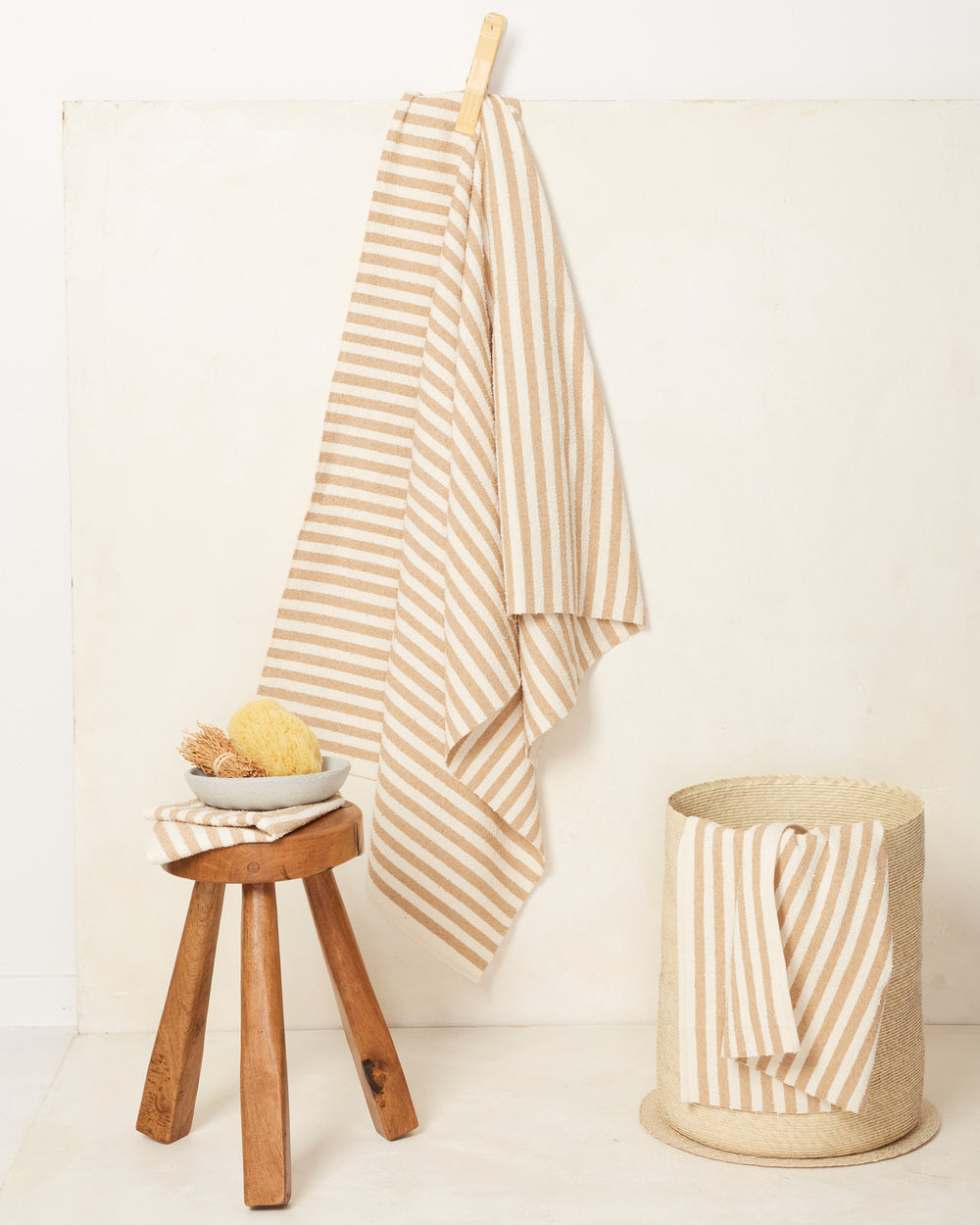 Everyday Towel Set - Fawn Stripe