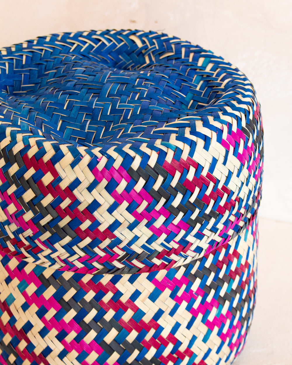 Small Oaxacan Woven Basket - Multi