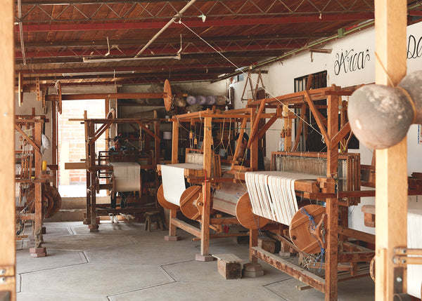 Flying Shuttle Loom Weavers - Mitla