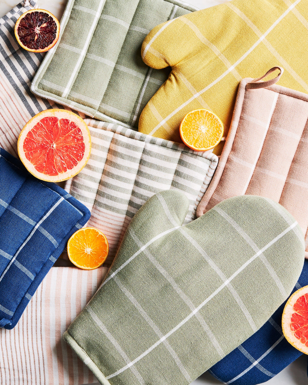 Stripe Potholder - Apricot