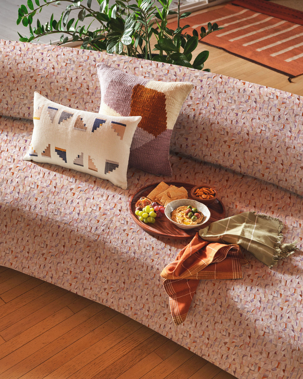 Portals Fabric - Terracotta