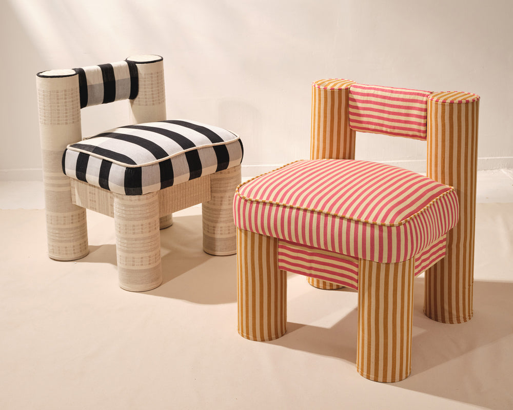 MINNA x LikeMindedObjects CRCL Chair - Honey & Hibiscus