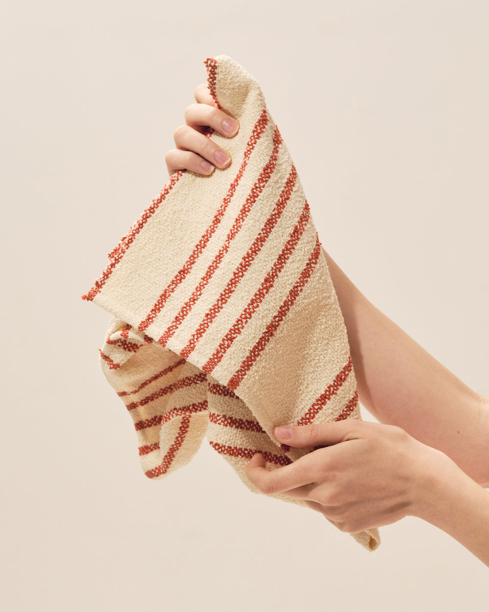 Everyday Hand Towel in Persimmon Ethical Home Decor MINNA MINNA