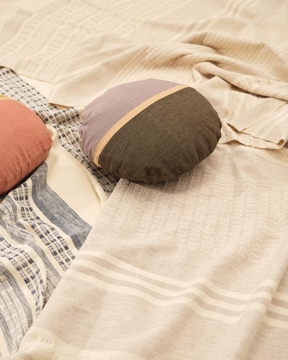 Valley Round Pillow - Ripple