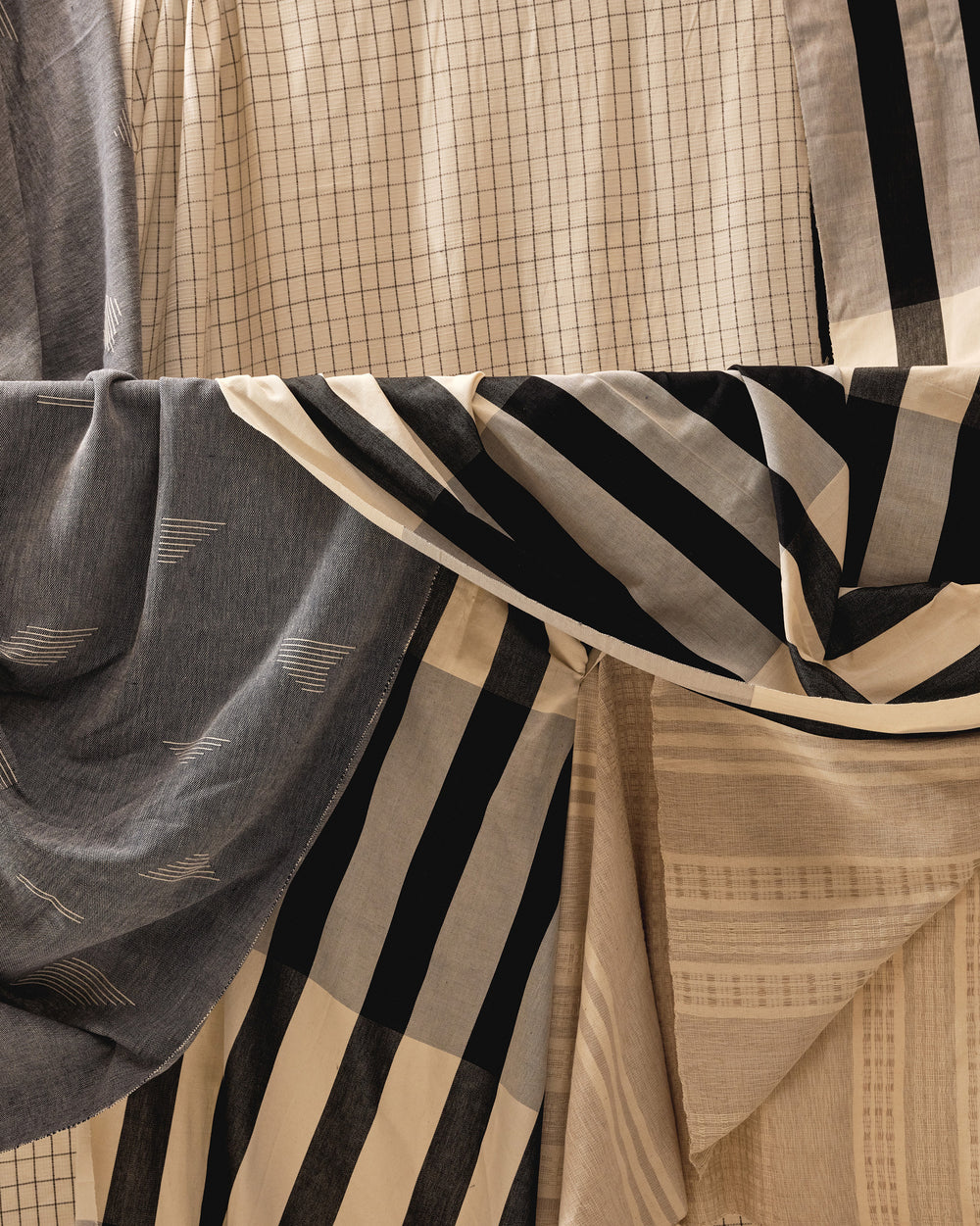 Shapes Fabric - Blue