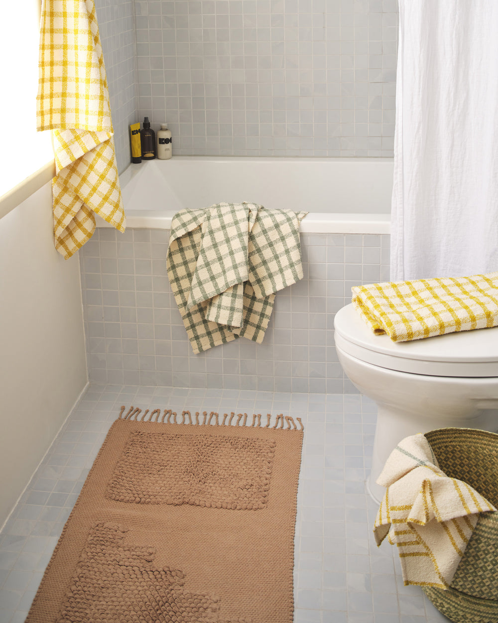 Everyday Bath Towel in Goldenrod Ethical Home Decor MINNA MINNA