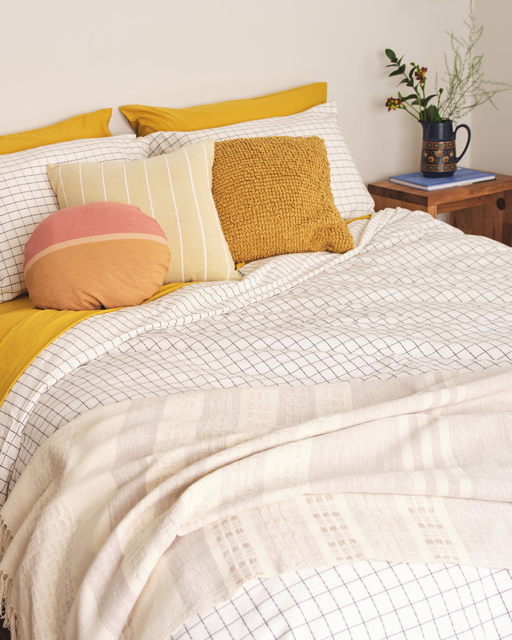 Marta Throw - Cream