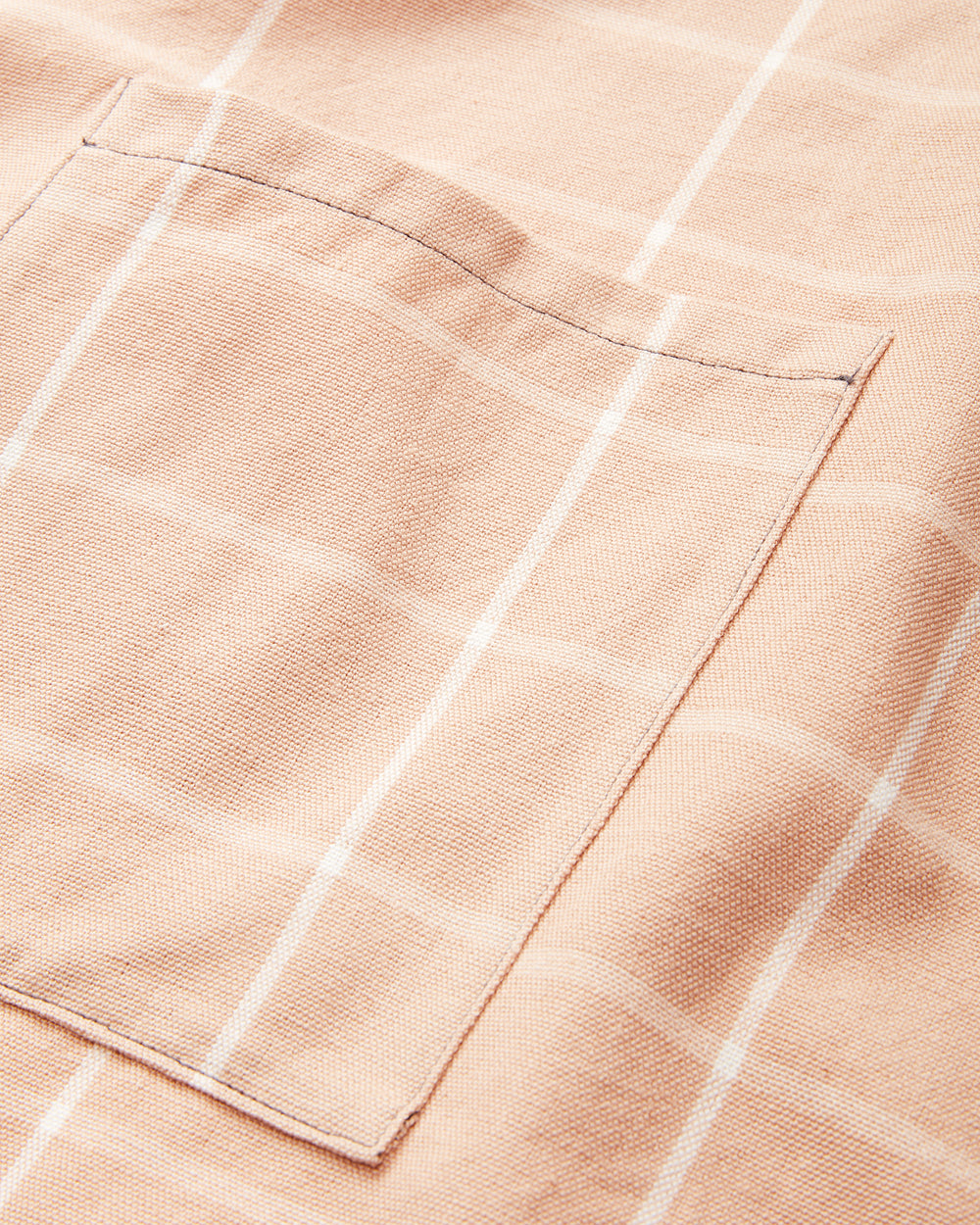Grid Apron - Peach