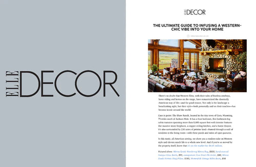 MINNA press in Elle Decor