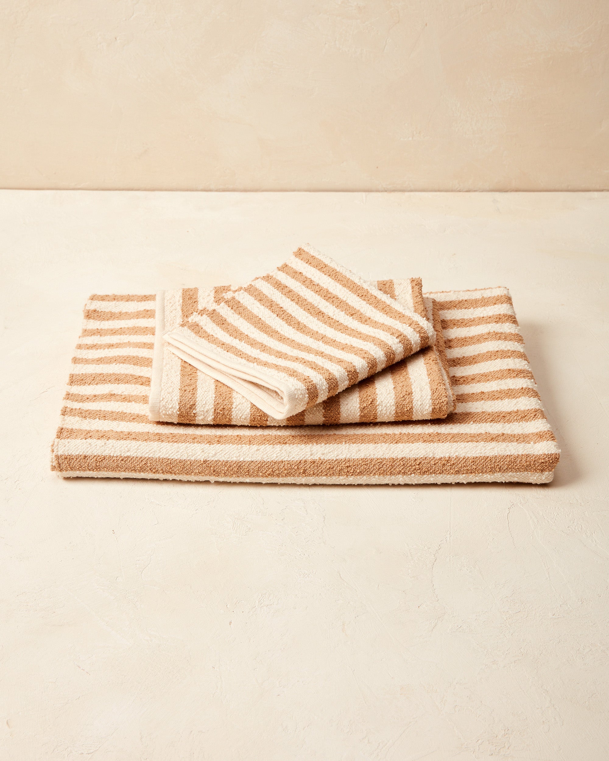 Everyday Towel Set - Fawn Stripe