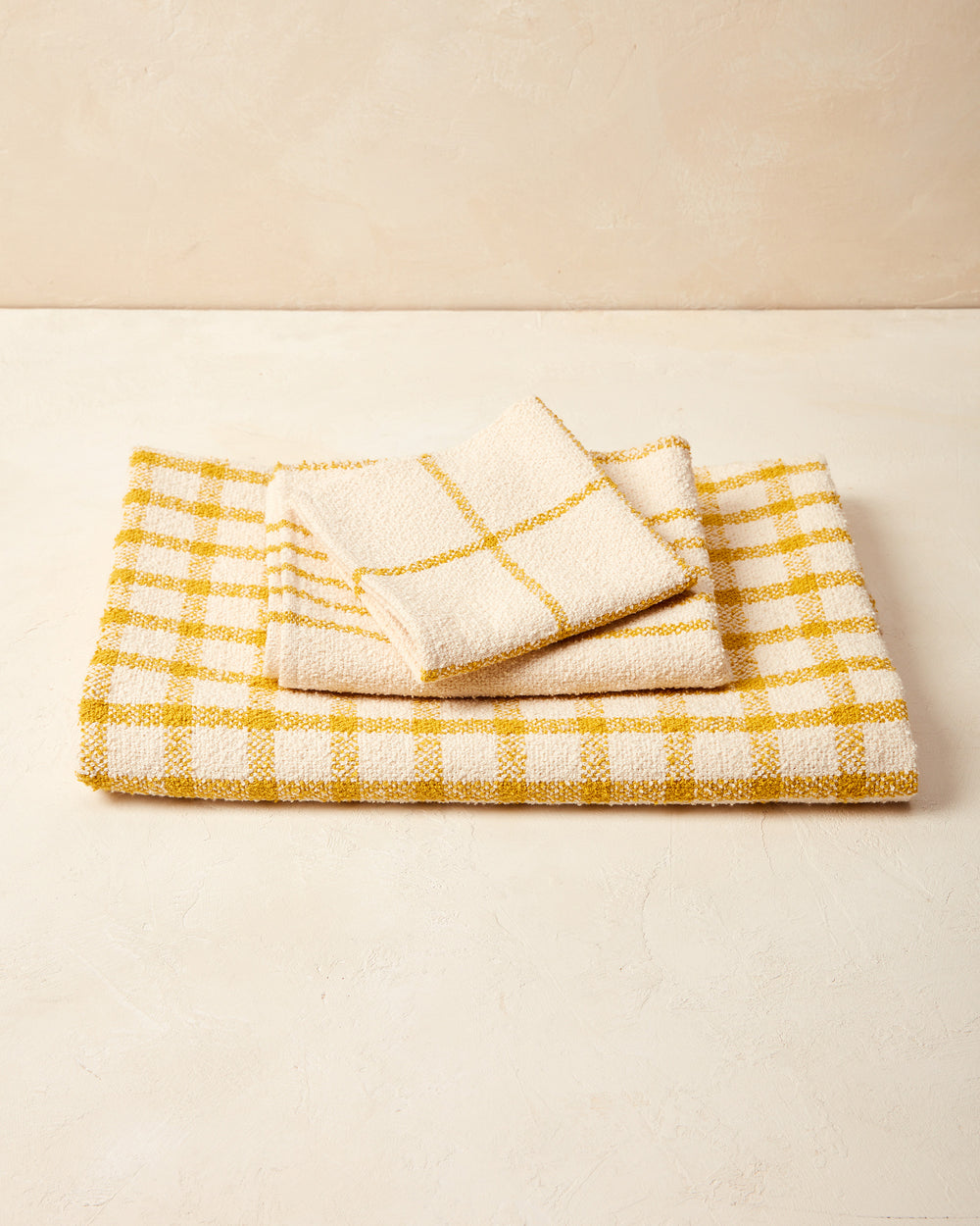 Everyday Bath Towel Set in Goldenrod - Ethical Home Decor