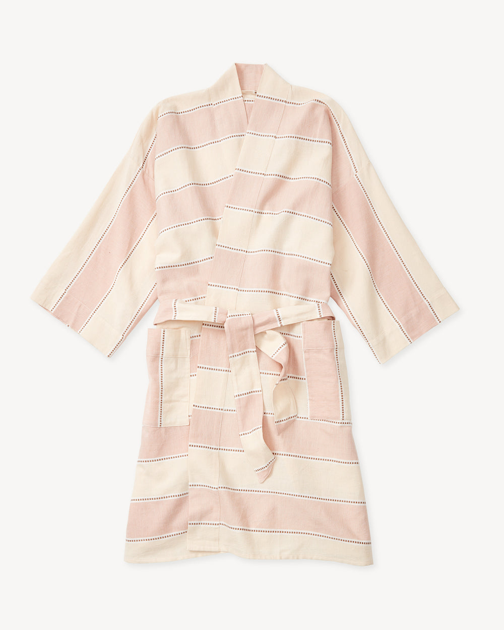 Everyday Robe - Stripes Clay