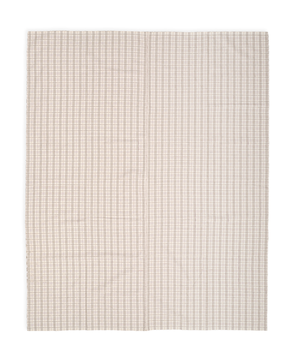 Hudson Grid Tablecloth - Quinoa