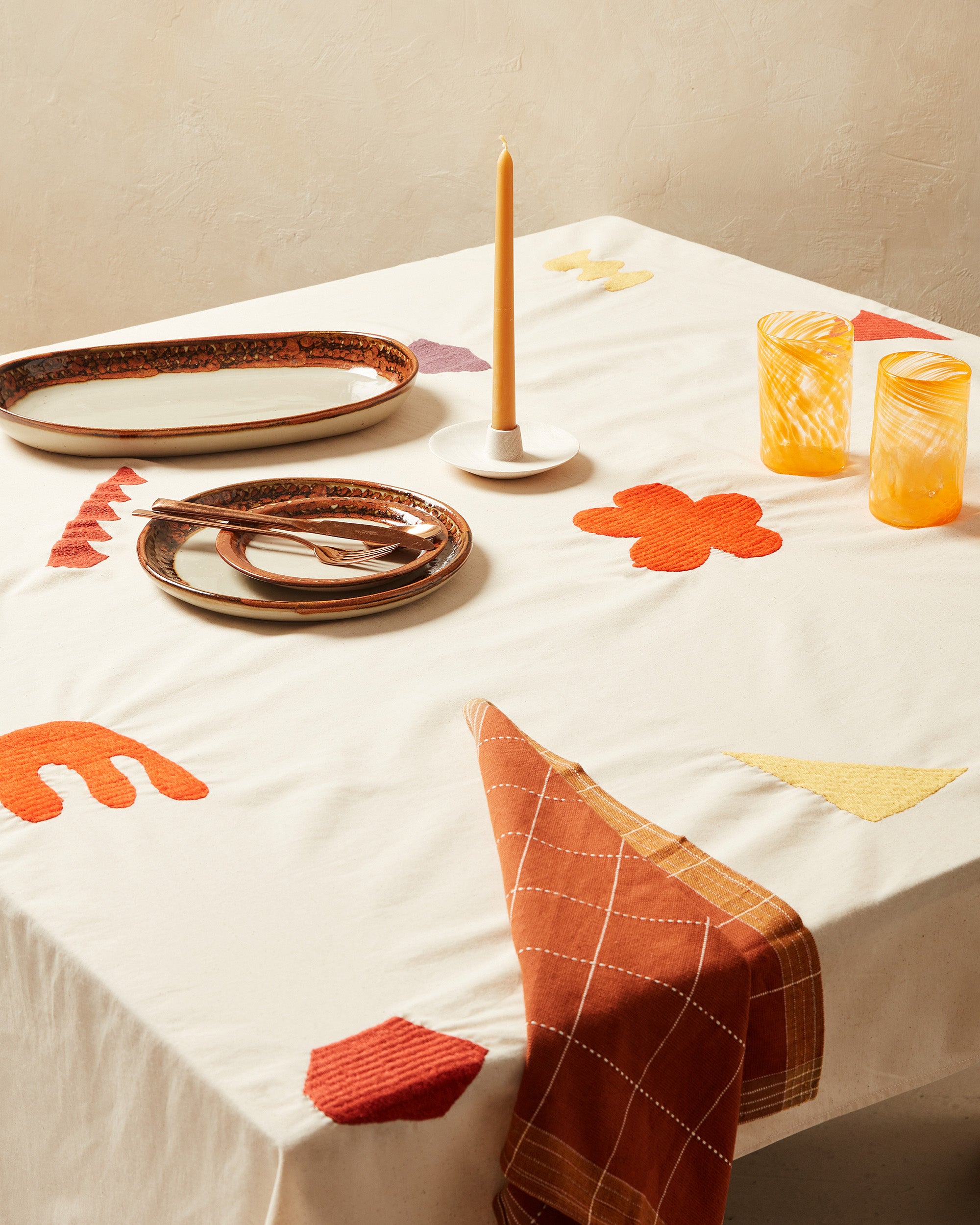 Garden Tablecloth - Poppy