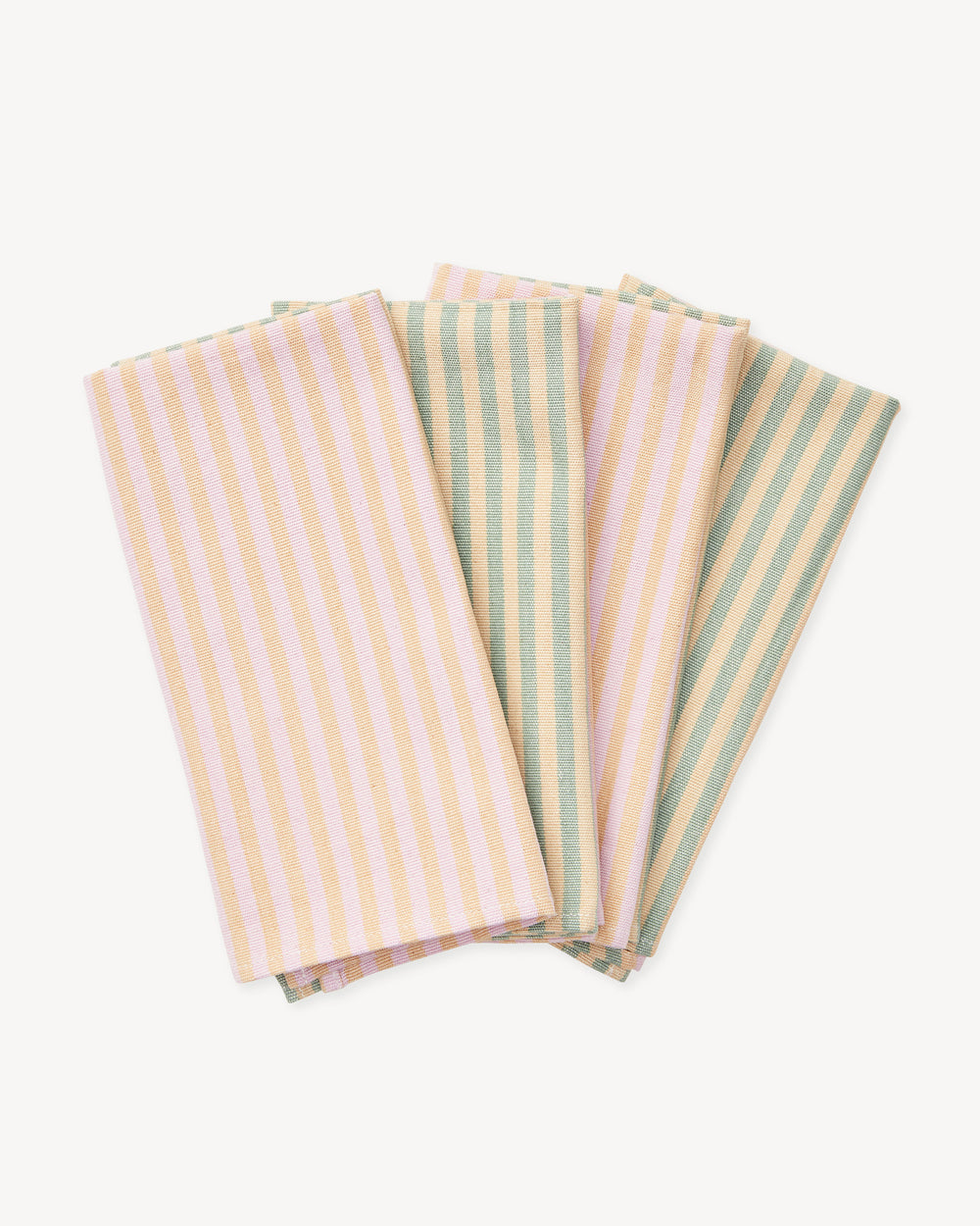 Hudson Stripe Napkin - Melon