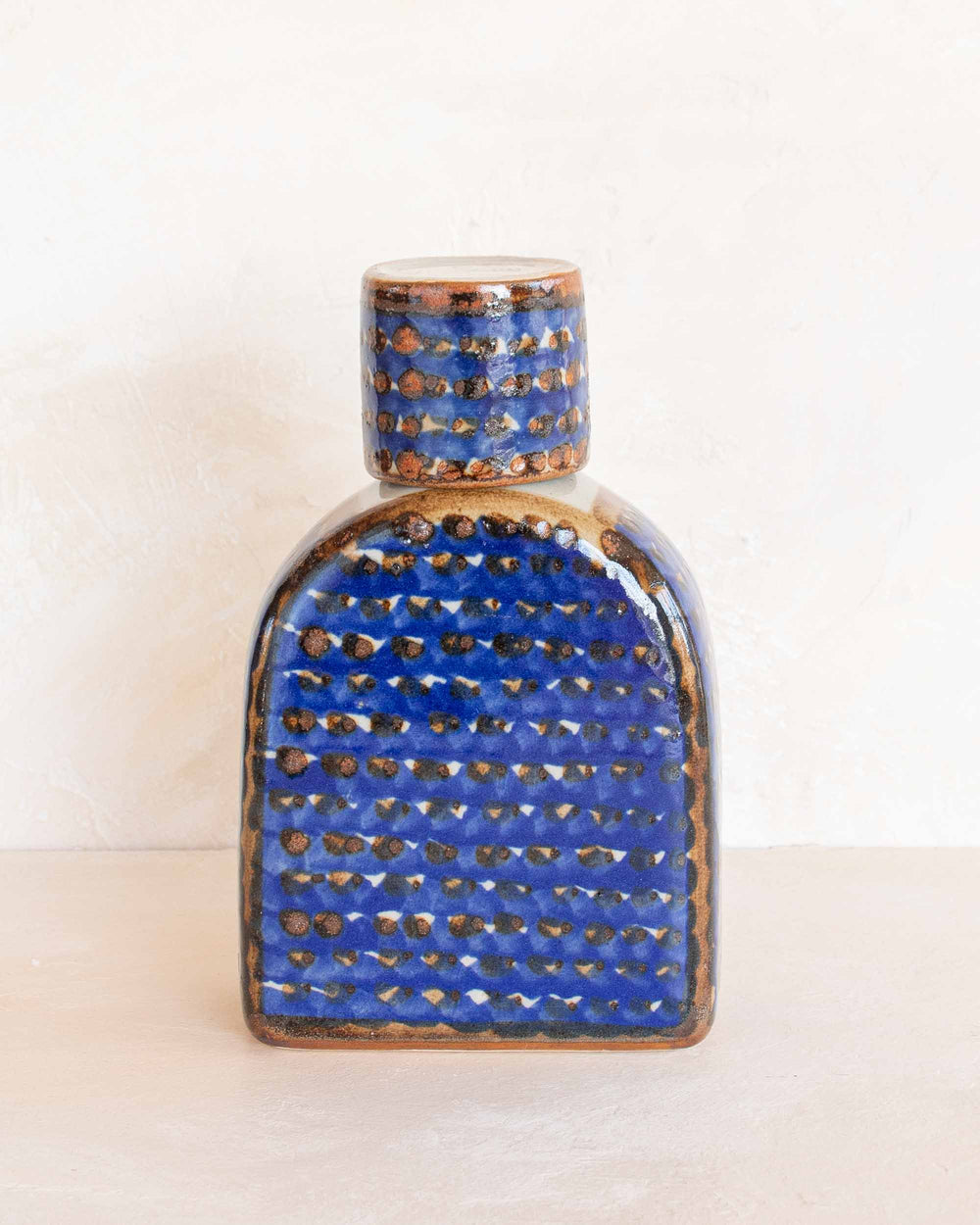 San Germán Water Jug with Cup - Blue
