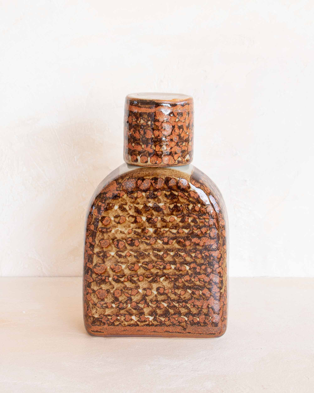 San Germán Water Jug with Cup - Brown