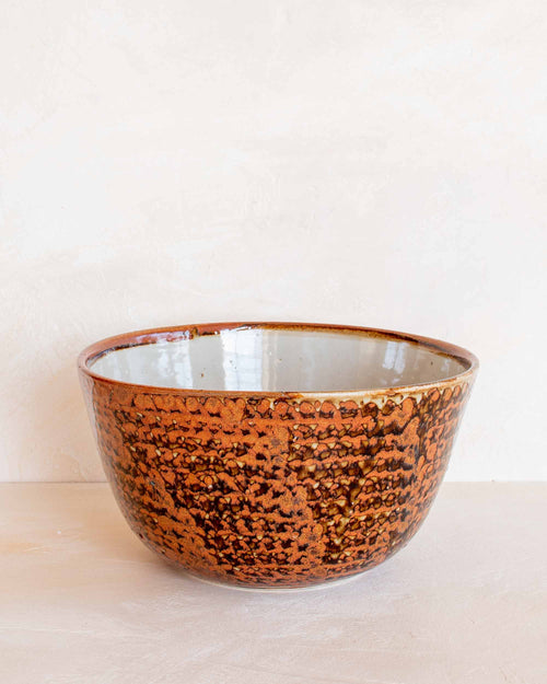 San Germán Large Serving Bowl - Brown