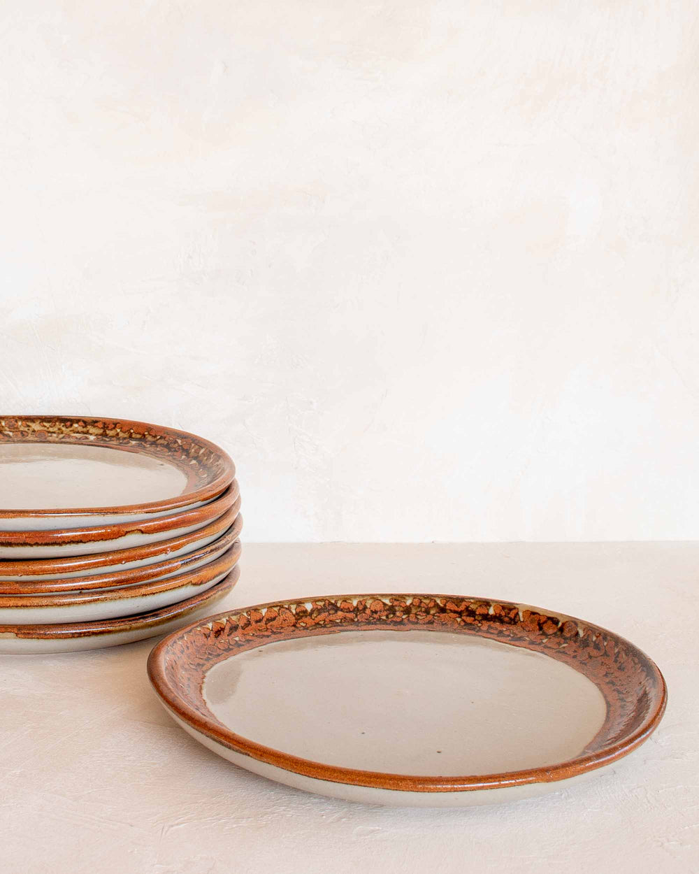 San Germán Large Plate - Brown