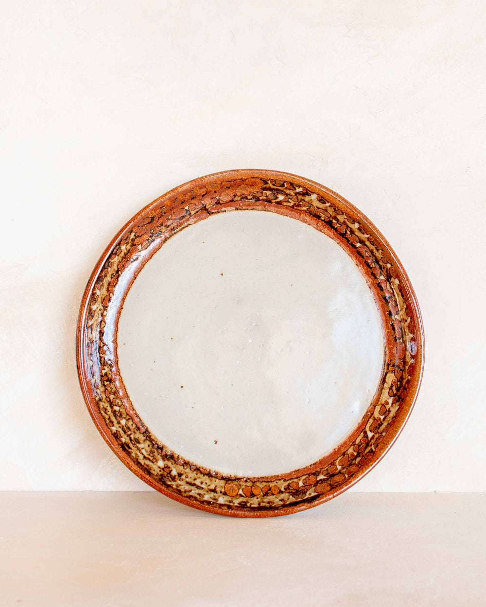 San Germán Large Plate - Brown