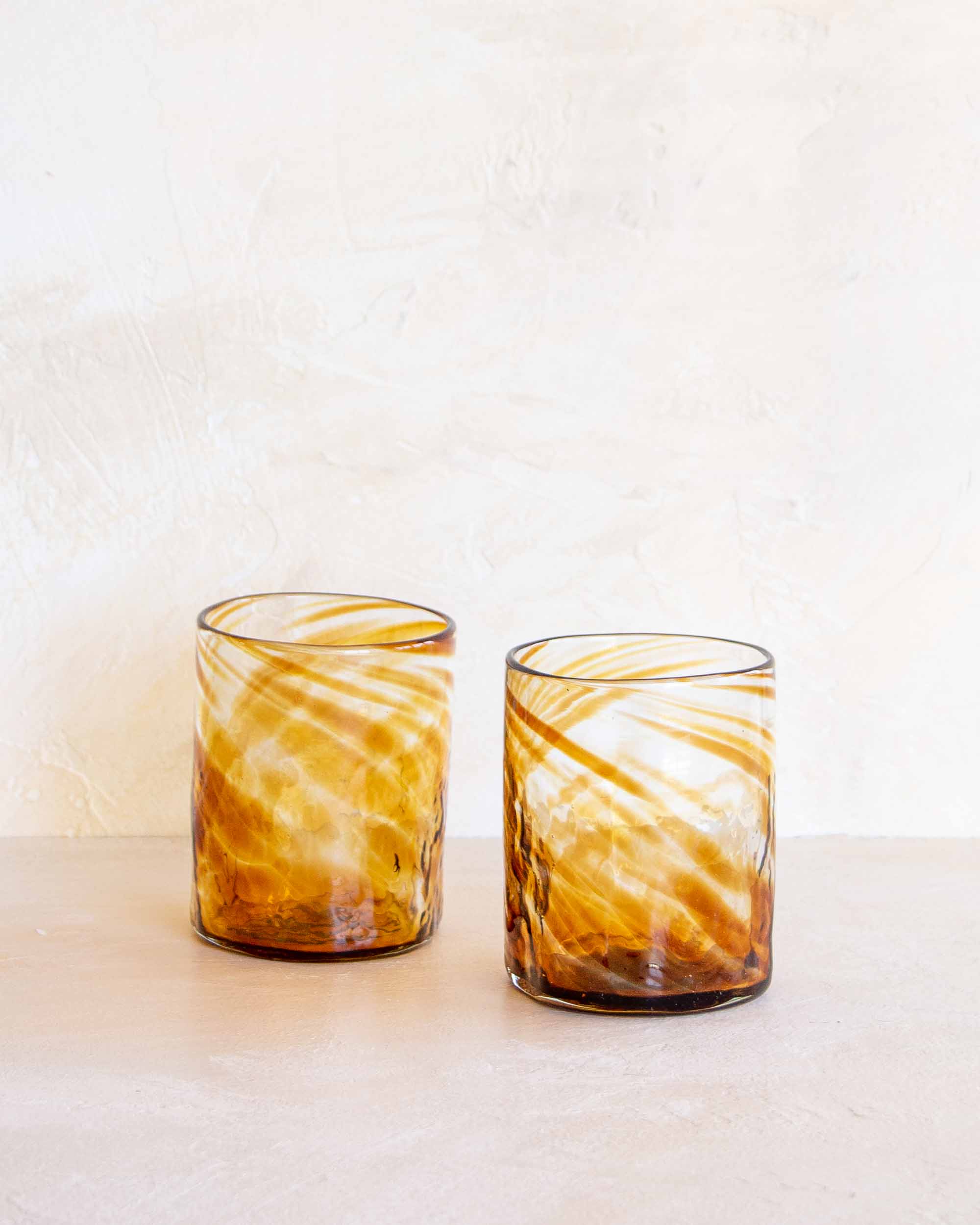 Xaquixe Medium Tumbler - Amber (set of 2)