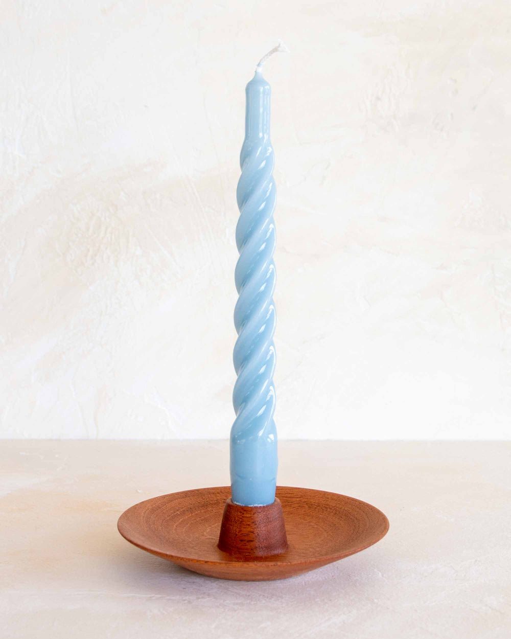 Yod and Co Twisted Candle - Powder Blue