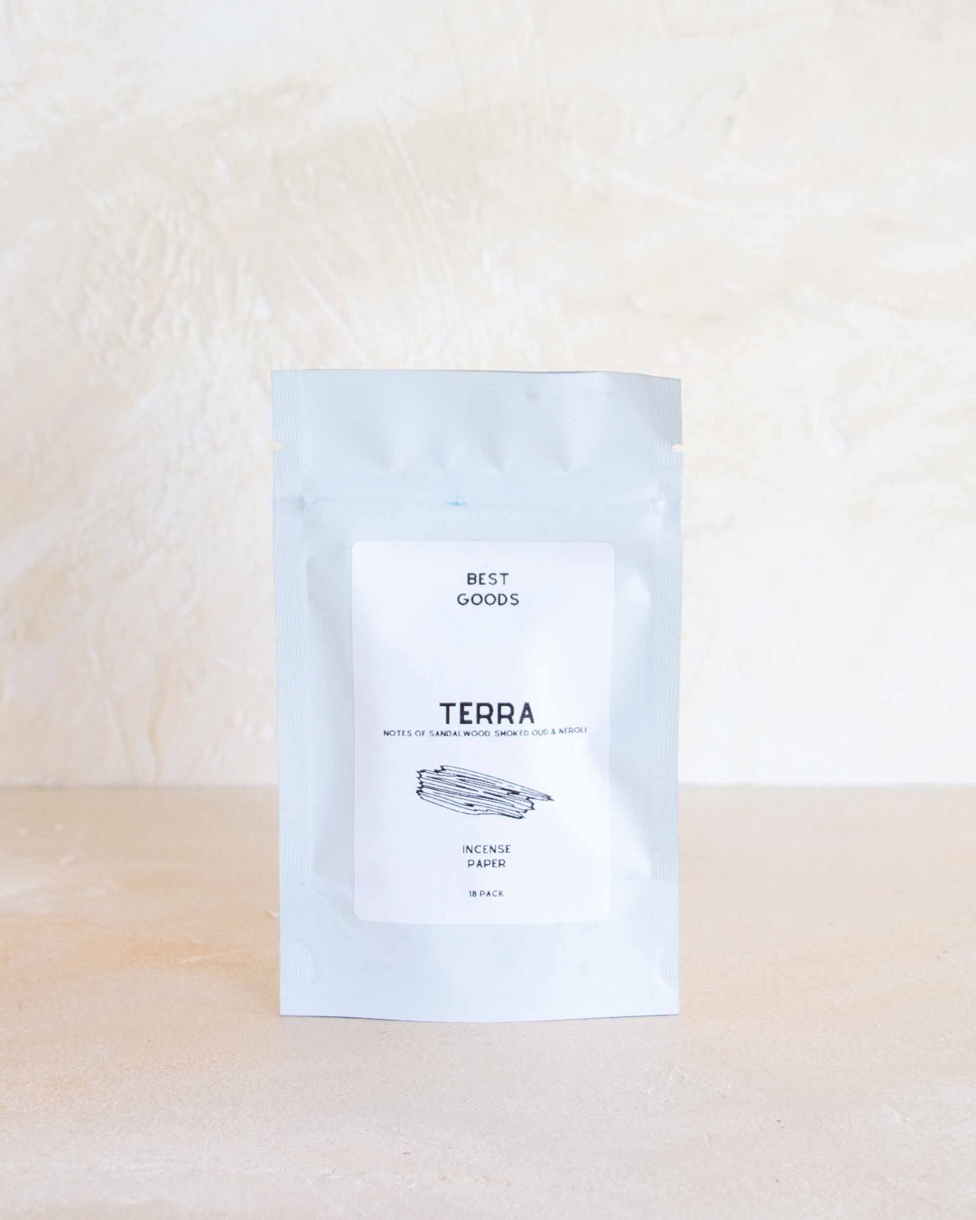 Best Goods Terra Incense Paper