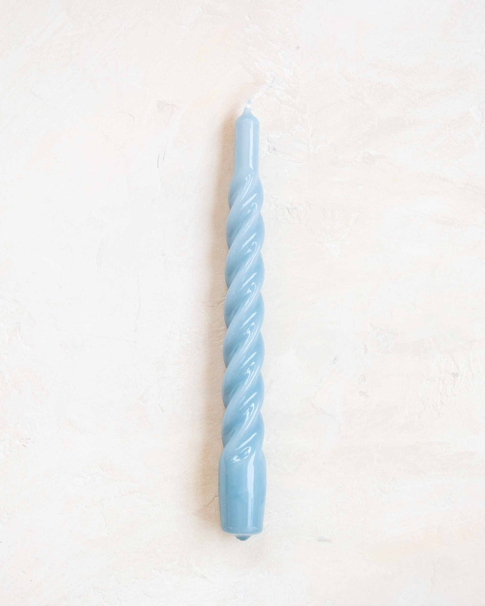 Yod and Co Twisted Candle - Powder Blue