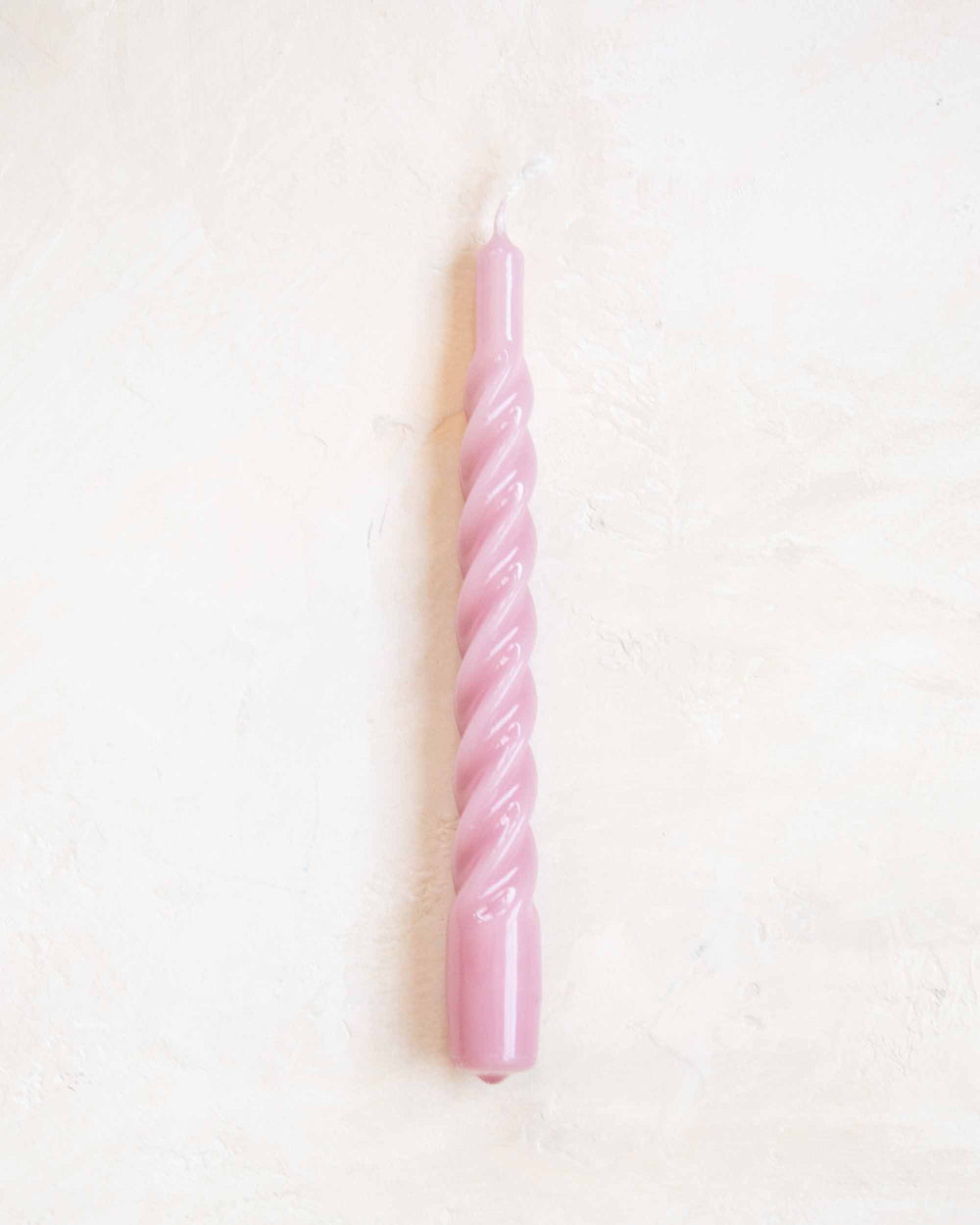Yod and Co Twisted Candle - Rose