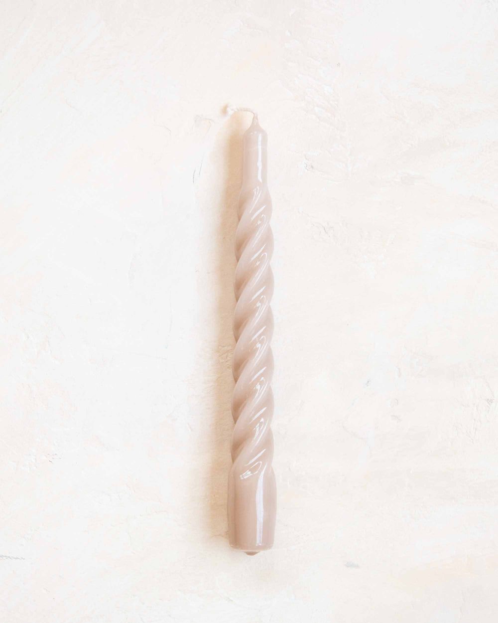 Yod and Co Twisted Candle - Beige