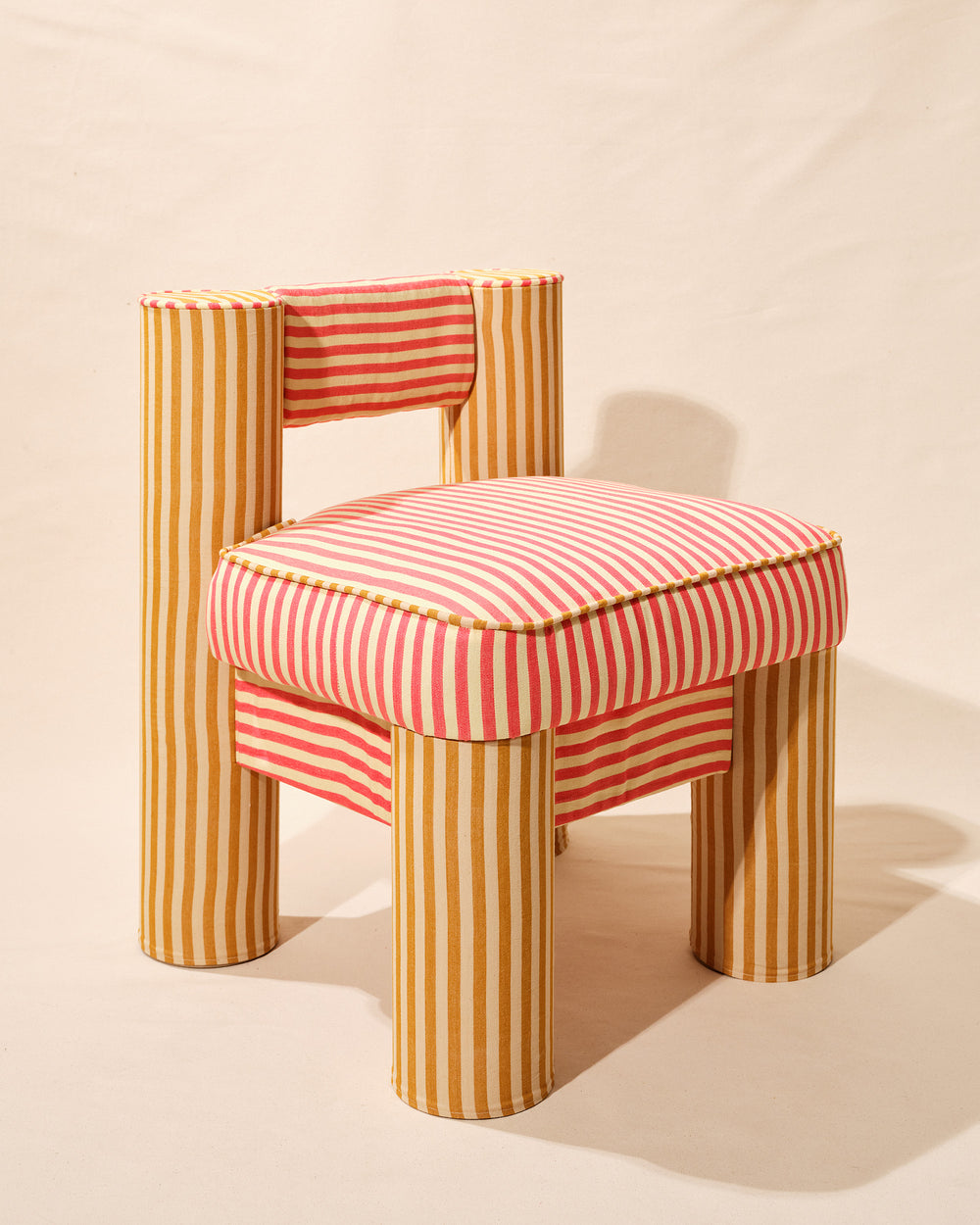 MINNA x LikeMindedObjects CRCL Chair - Honey & Hibiscus