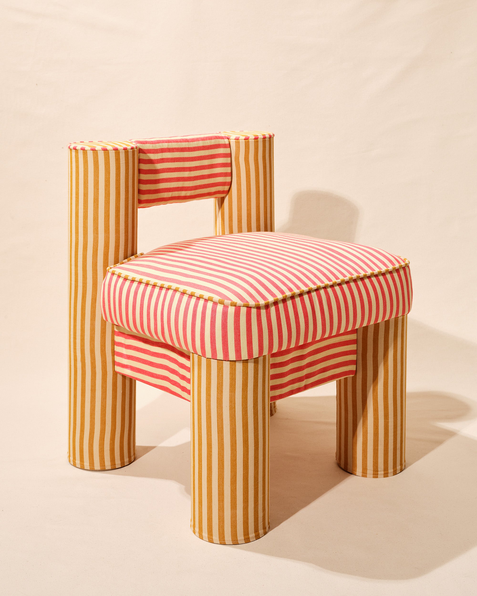 MINNA x LikeMindedObjects CRCL Chair - Honey & Hibiscus