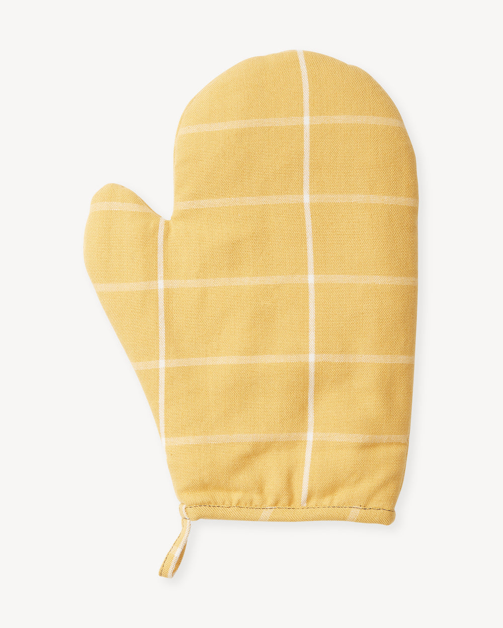 Grid Oven Mitt - Gold