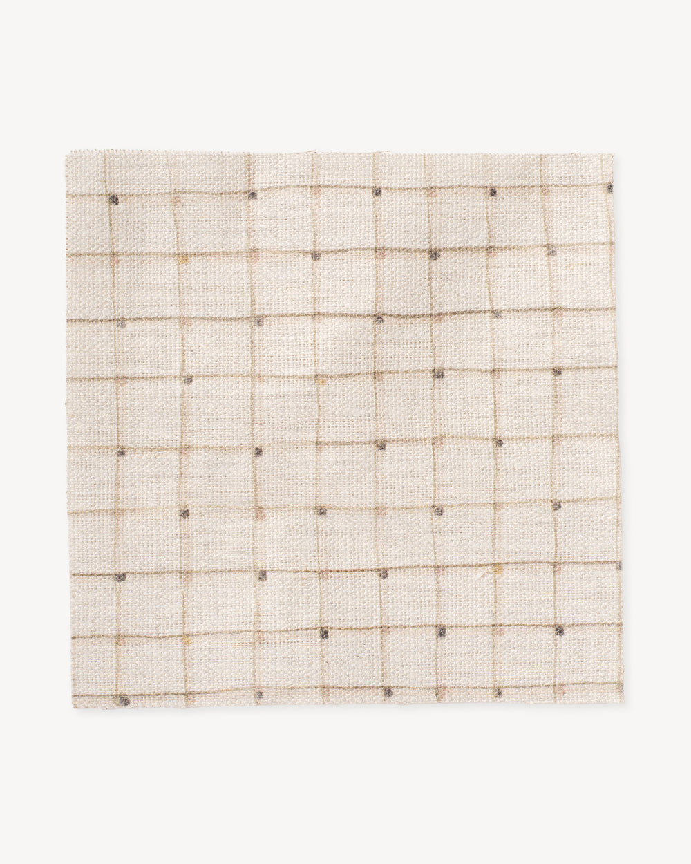 Painted Grid Fabric - Charcoal