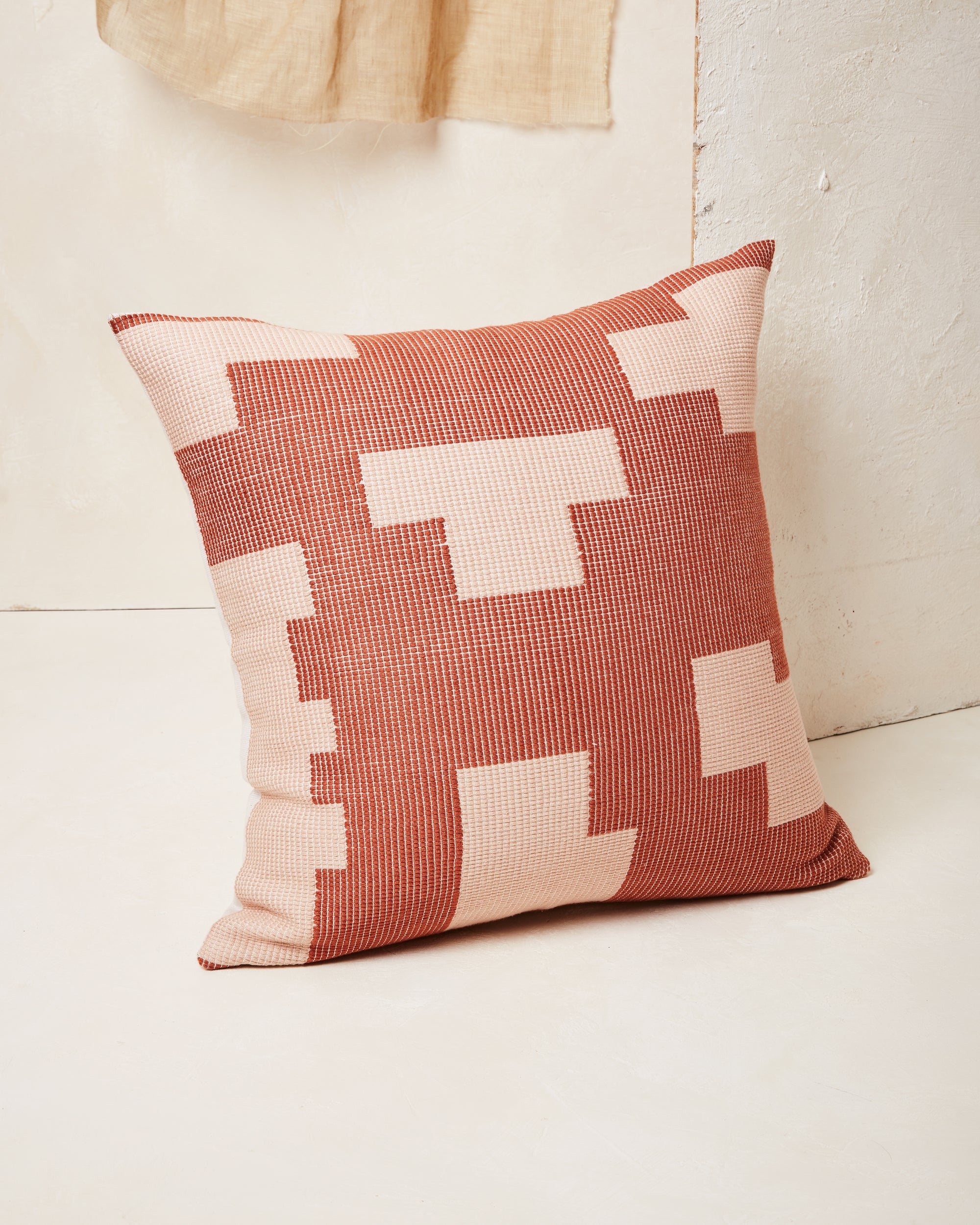 Puzzle Pillow - Terracotta