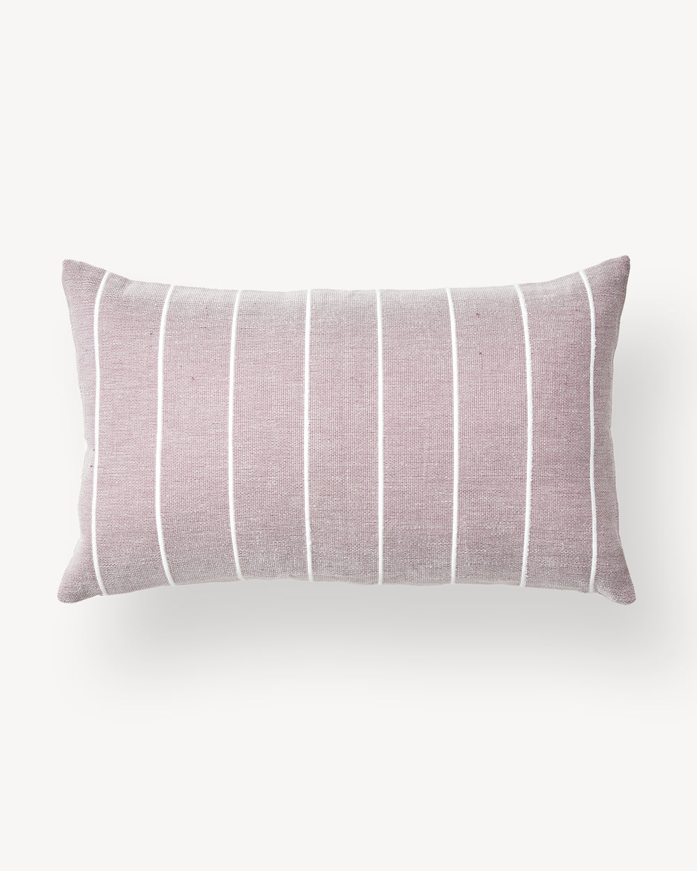 Recycled Stripe Lumbar Pillow - Lilac