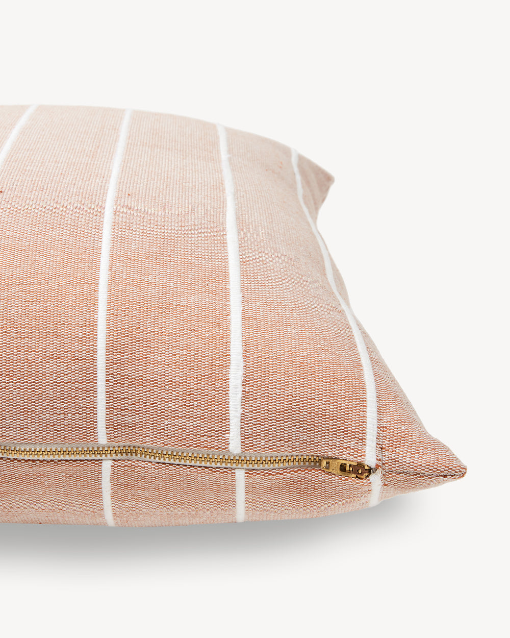 Recycled Stripe Pillow - Clay