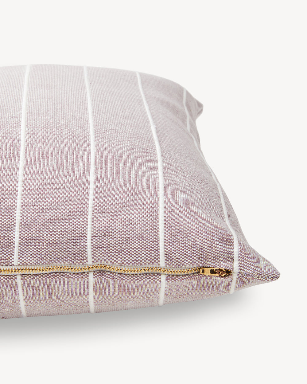 Recycled Stripe Pillow - Lilac