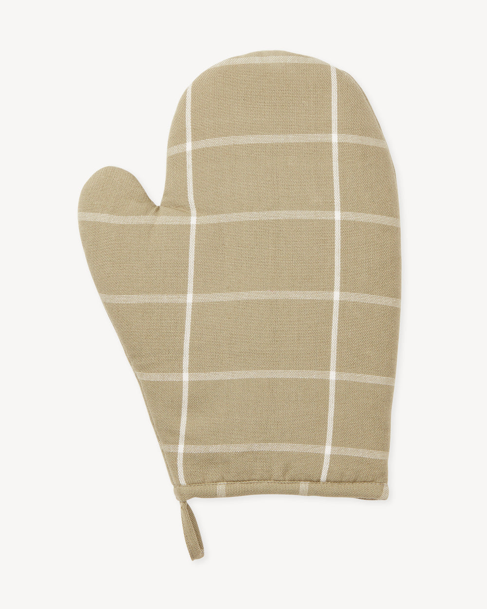Grid Oven Mitt - Sage