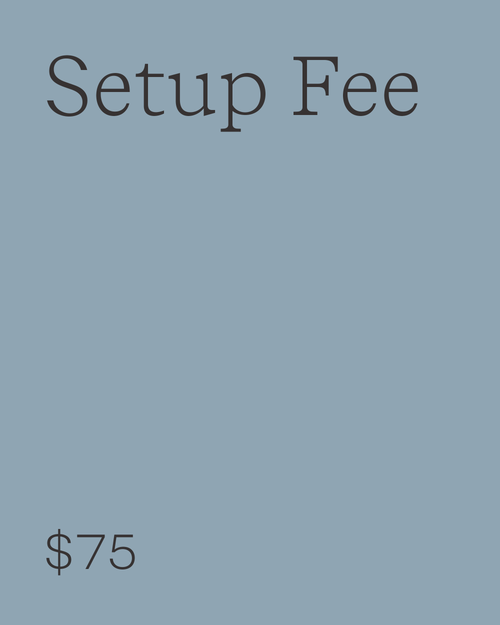 Setup fee