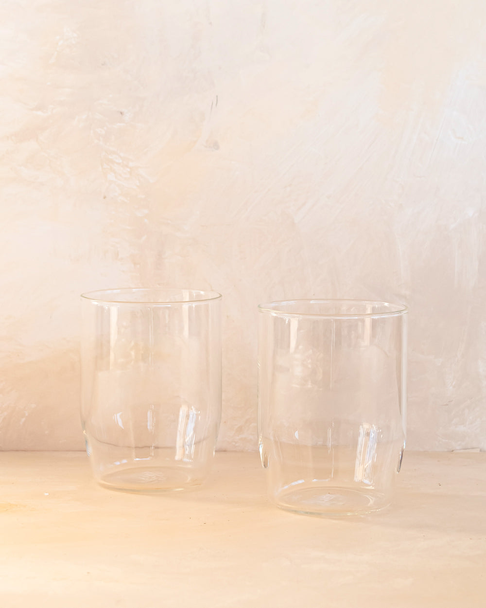 Clear Double Wall Glass Cup Set