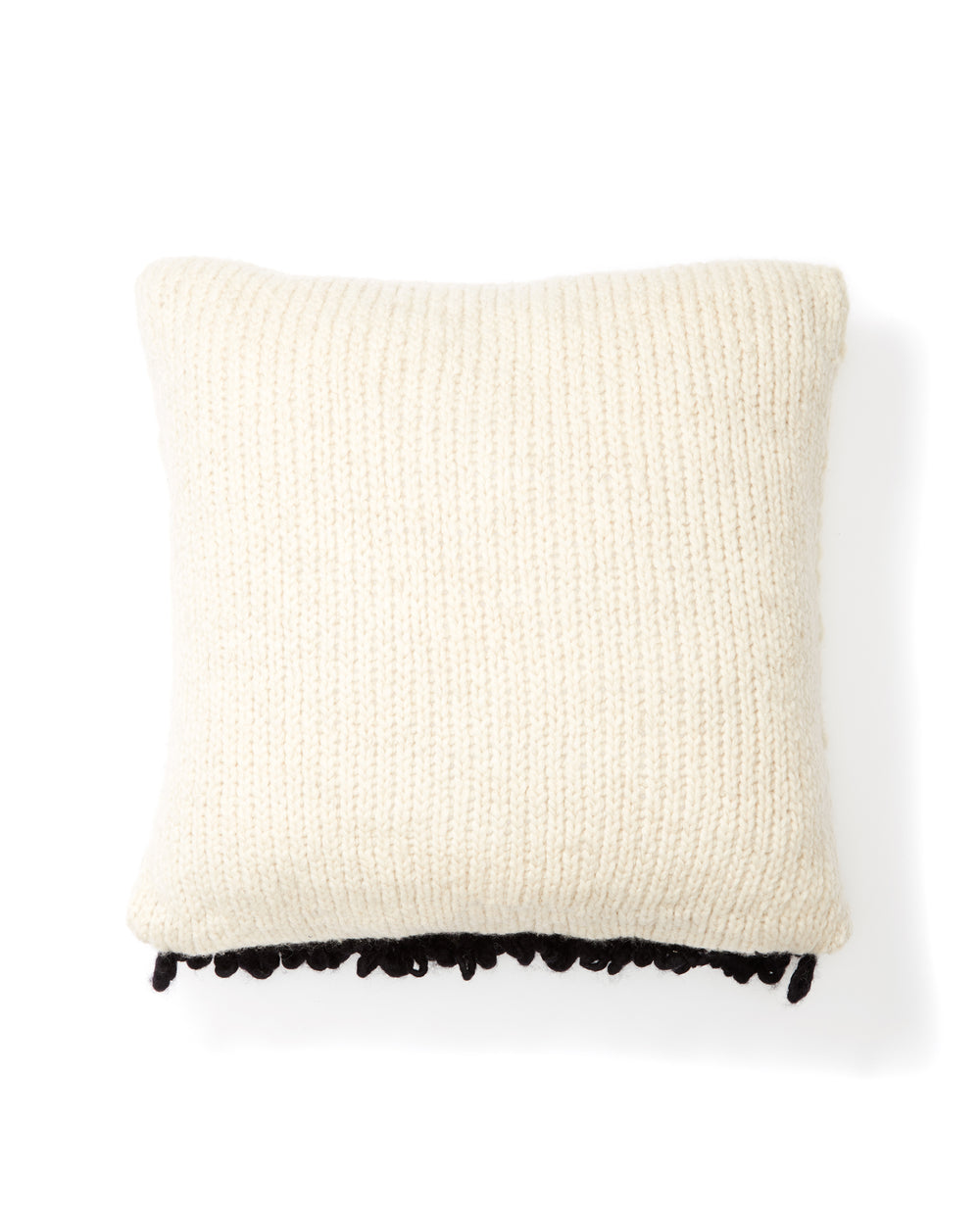 Moon Shag Pillow - Black