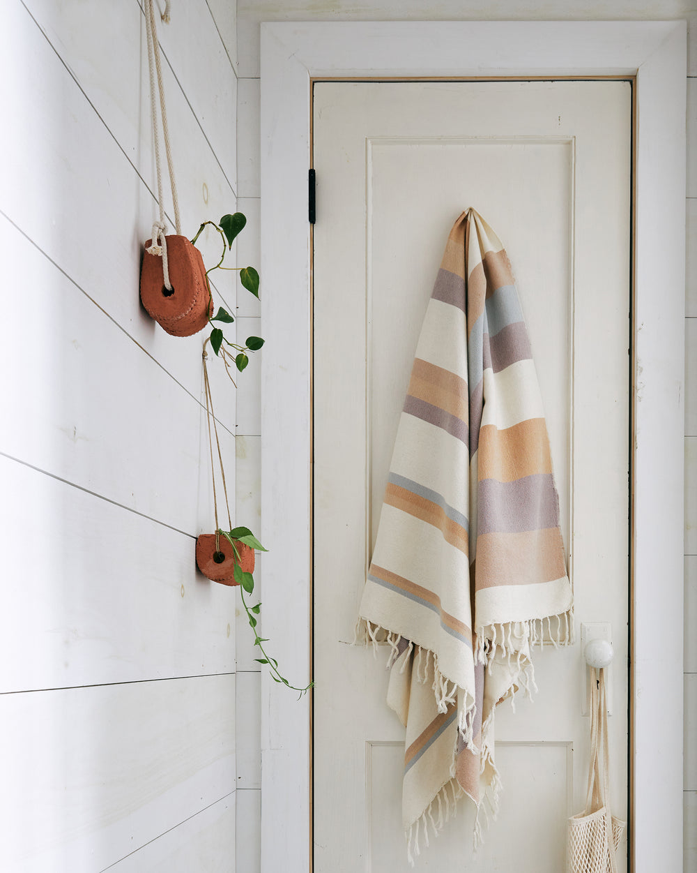 Fruit Stripe Bath Towel - Pear