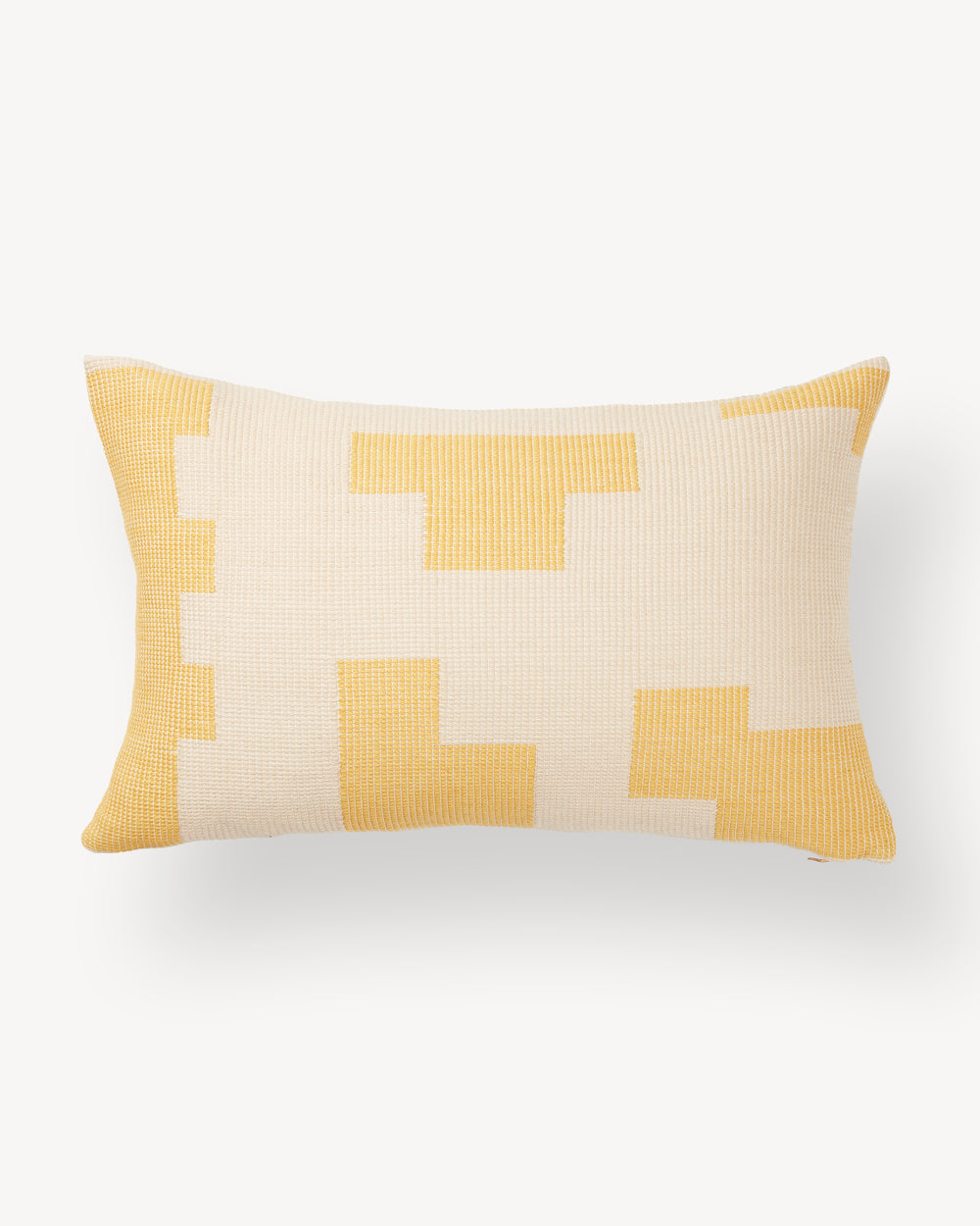 Puzzle Lumbar Pillow - Lemon
