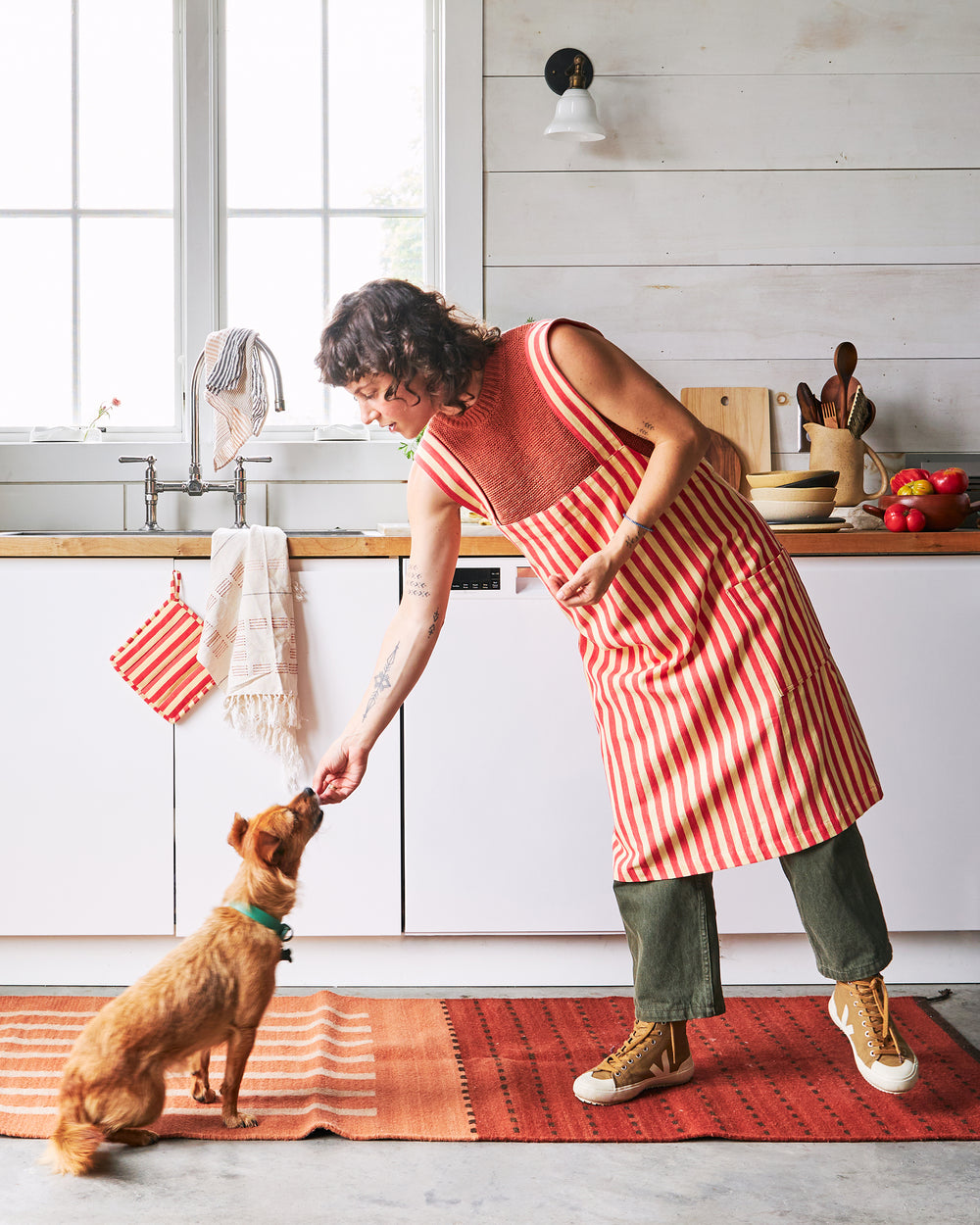 Rust Kitchen Towel 