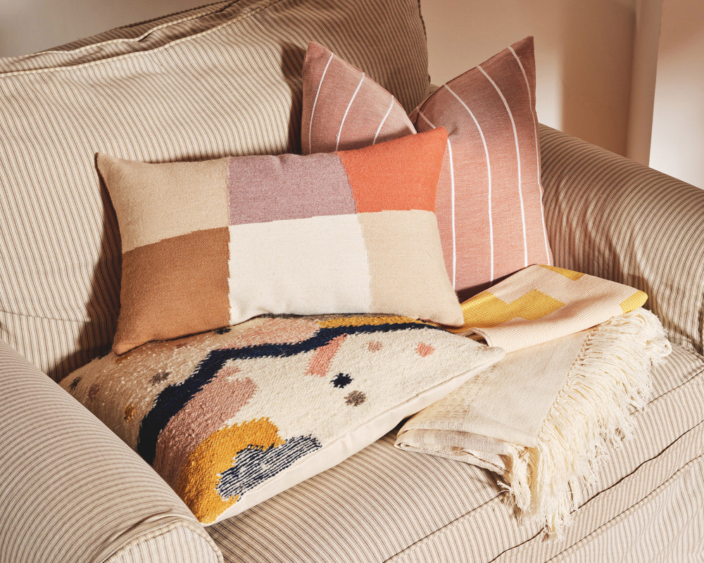 How to Mix and Match Pillows on a Sofa: 2023, All handmade home decor  including throw pillow covers