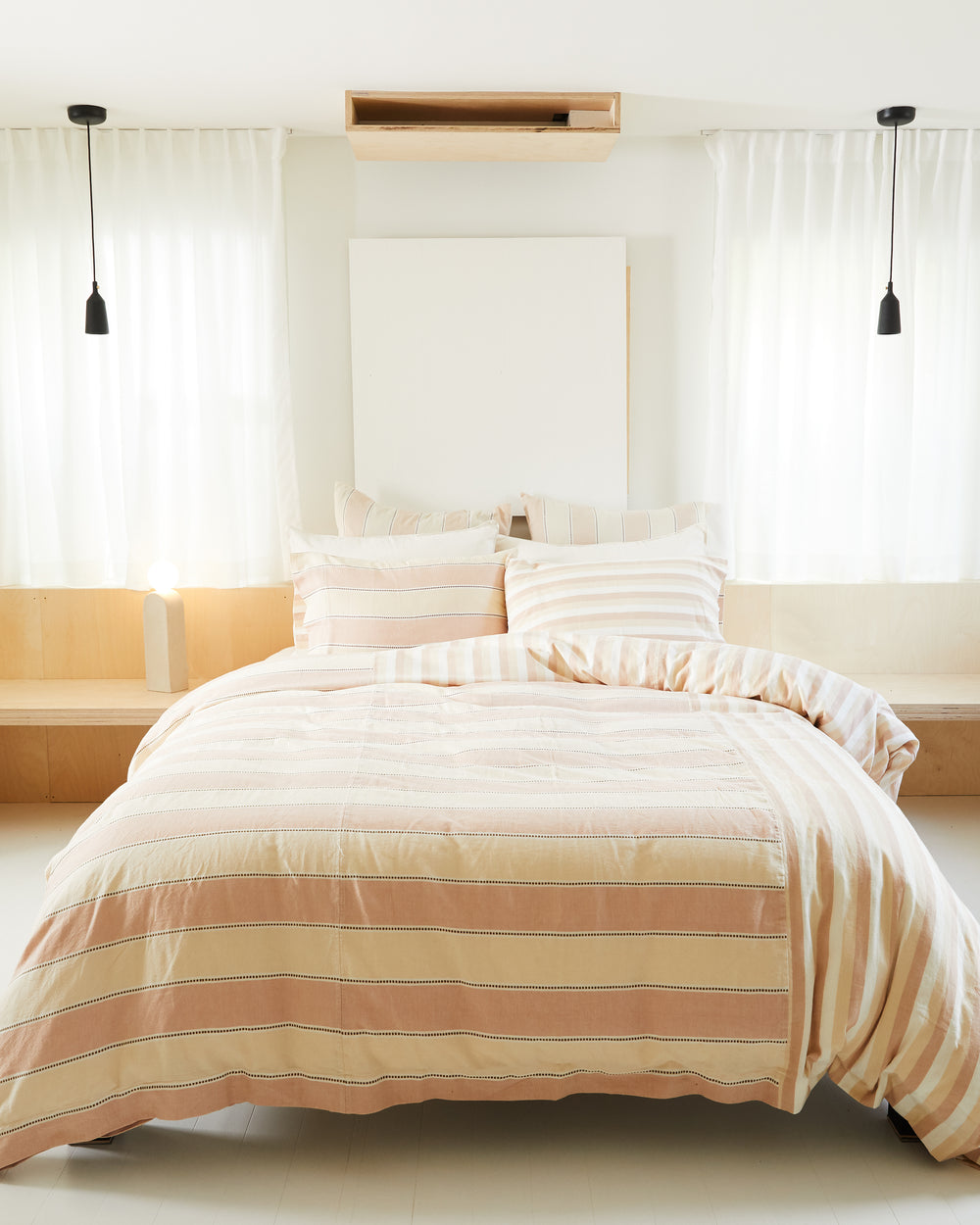 Stripes Duvet Cover - Clay