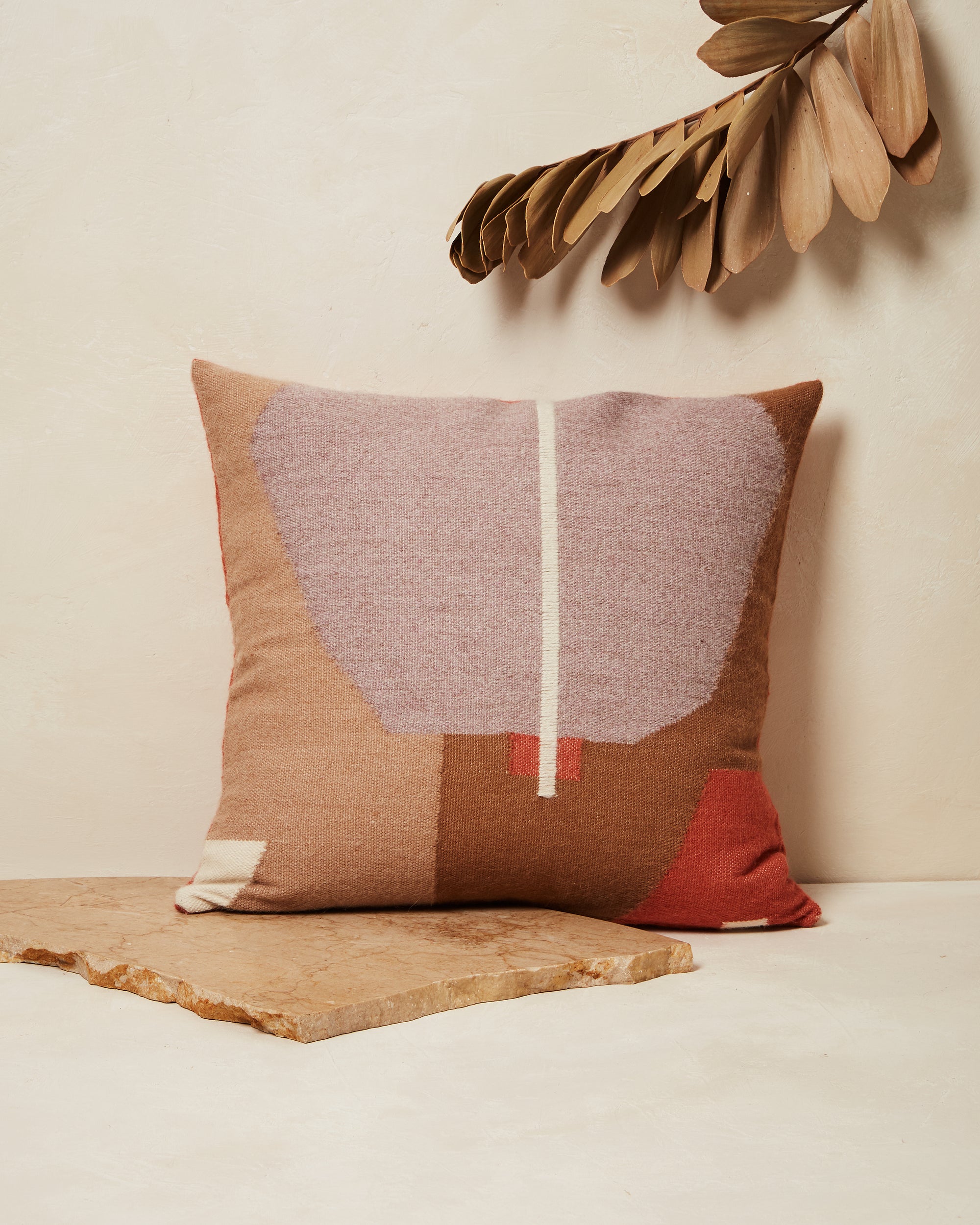 Pantelho Pillow Small Rust + Cream Throw Pillows by MINNA Goods