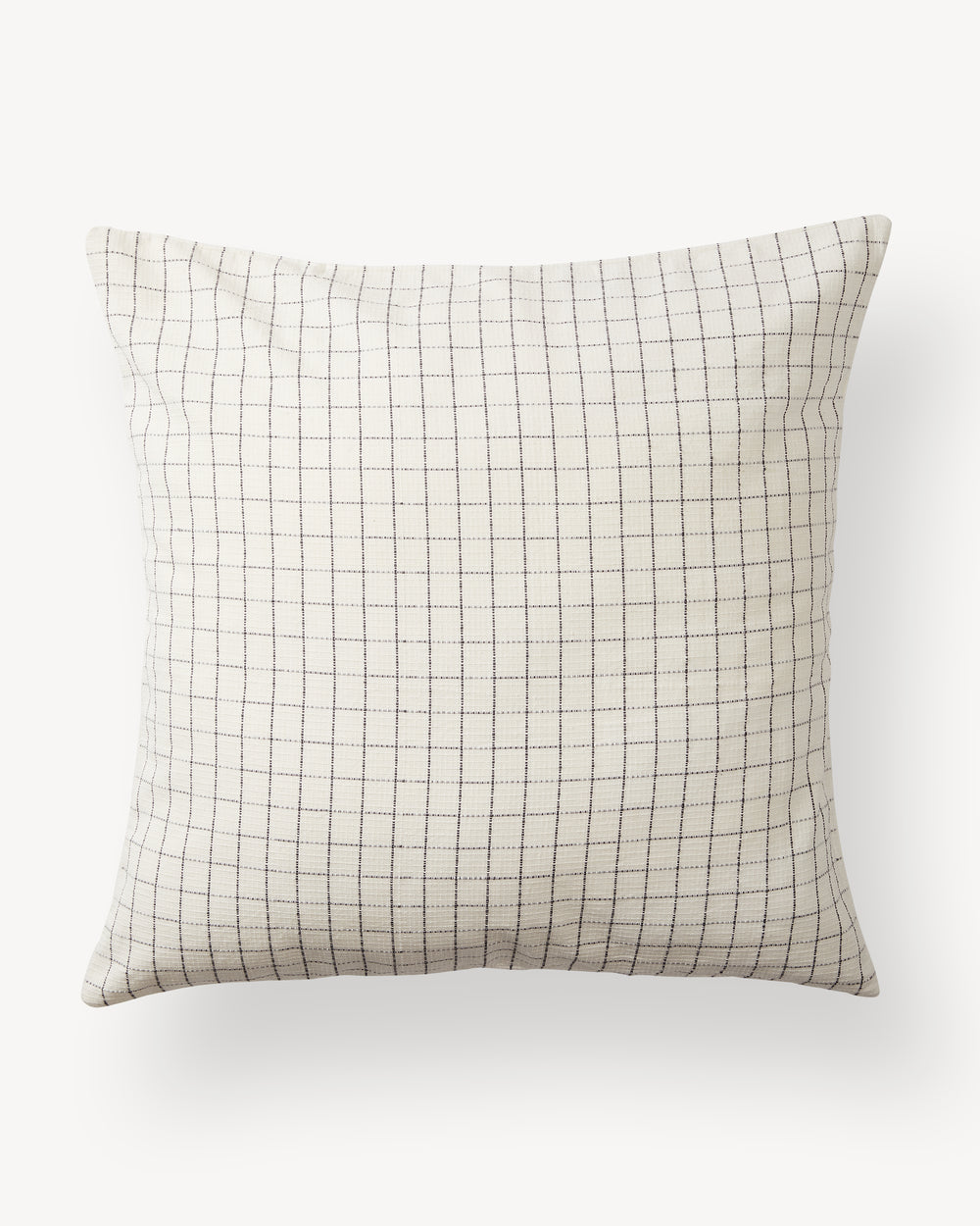 Grid Euro Sham - Cream