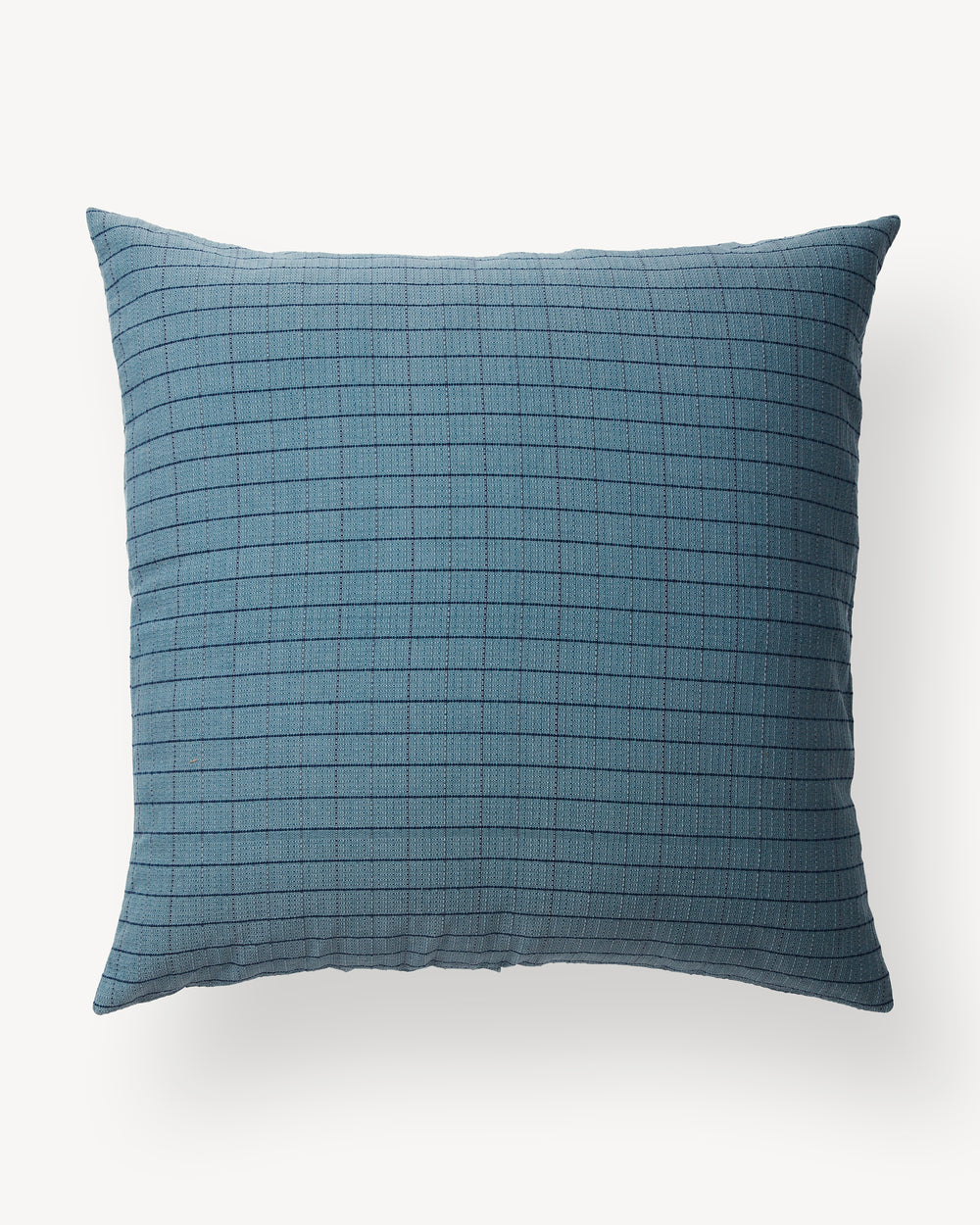 Grid Euro Sham - Blue